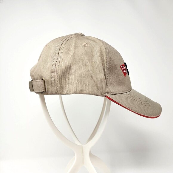 TSC Tractor Supply Co. Hat Beige & Red Adjustable Cap  Farming Since 1938 (k) - Picture 4 of 5